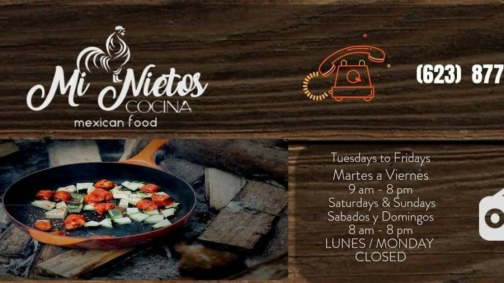 Mi Nietos Cocina | restaurant | 10575 W Indian School Rd, Avondale, AZ 85392, USA | 6238773673 OR +1 623-877-3673