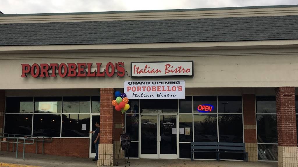 Portobellos Italian Bistro | restaurant | 1805 W State of Franklin Rd #400, Johnson City, TN 37604, USA | 4239290100 OR +1 423-929-0100