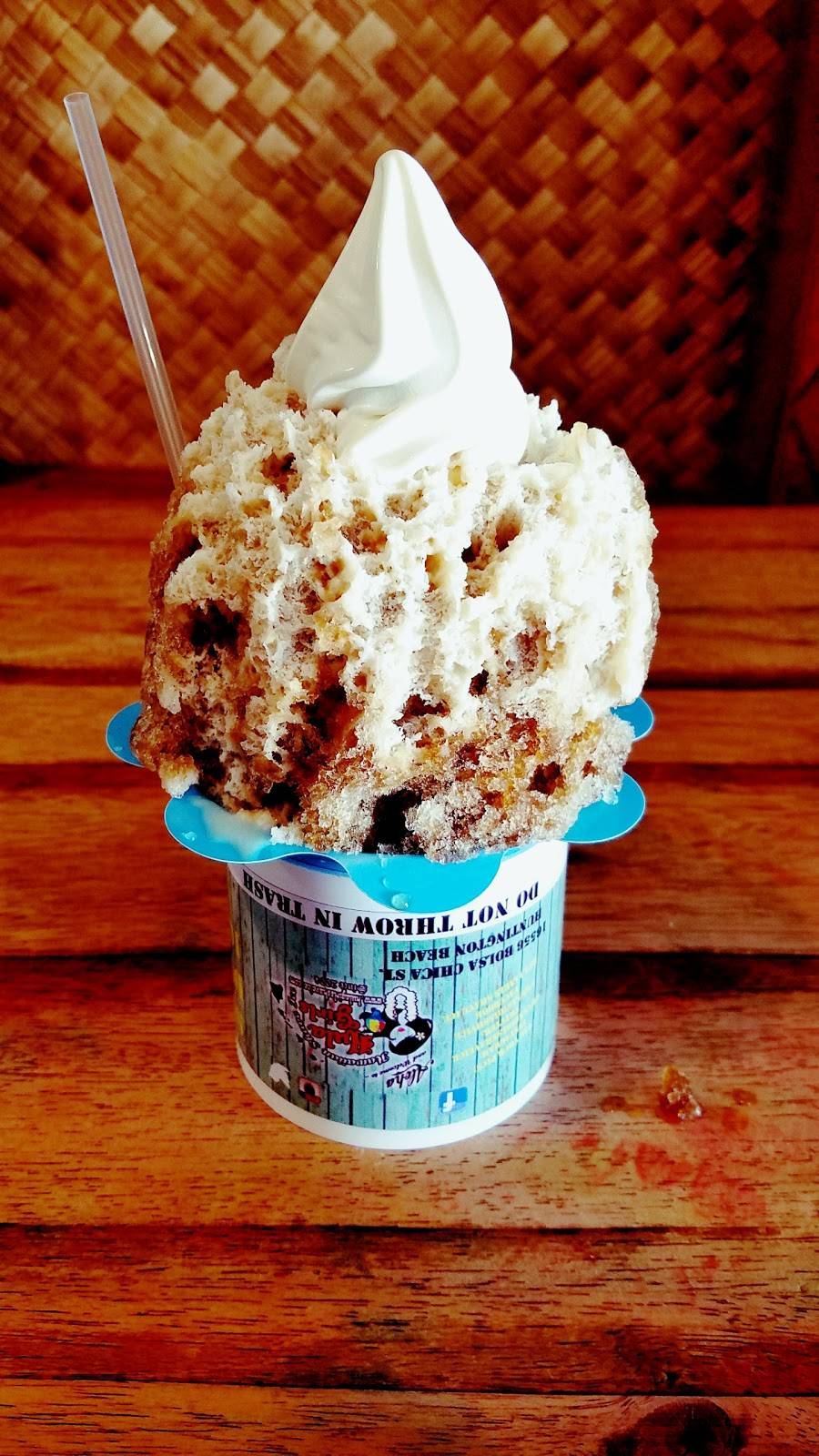 Hula Girls Shave Ice, Dole Whip & Ice Cream | restaurant | 16556 Bolsa Chica Rd, Huntington Beach, CA 92649, USA | 9492950292 OR +1 949-295-0292