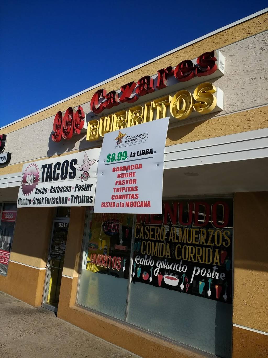 Cazares Burritos | restaurant | 6211 Airport Rd, El Paso, TX 79925, USA | 9157792144 OR +1 915-779-2144