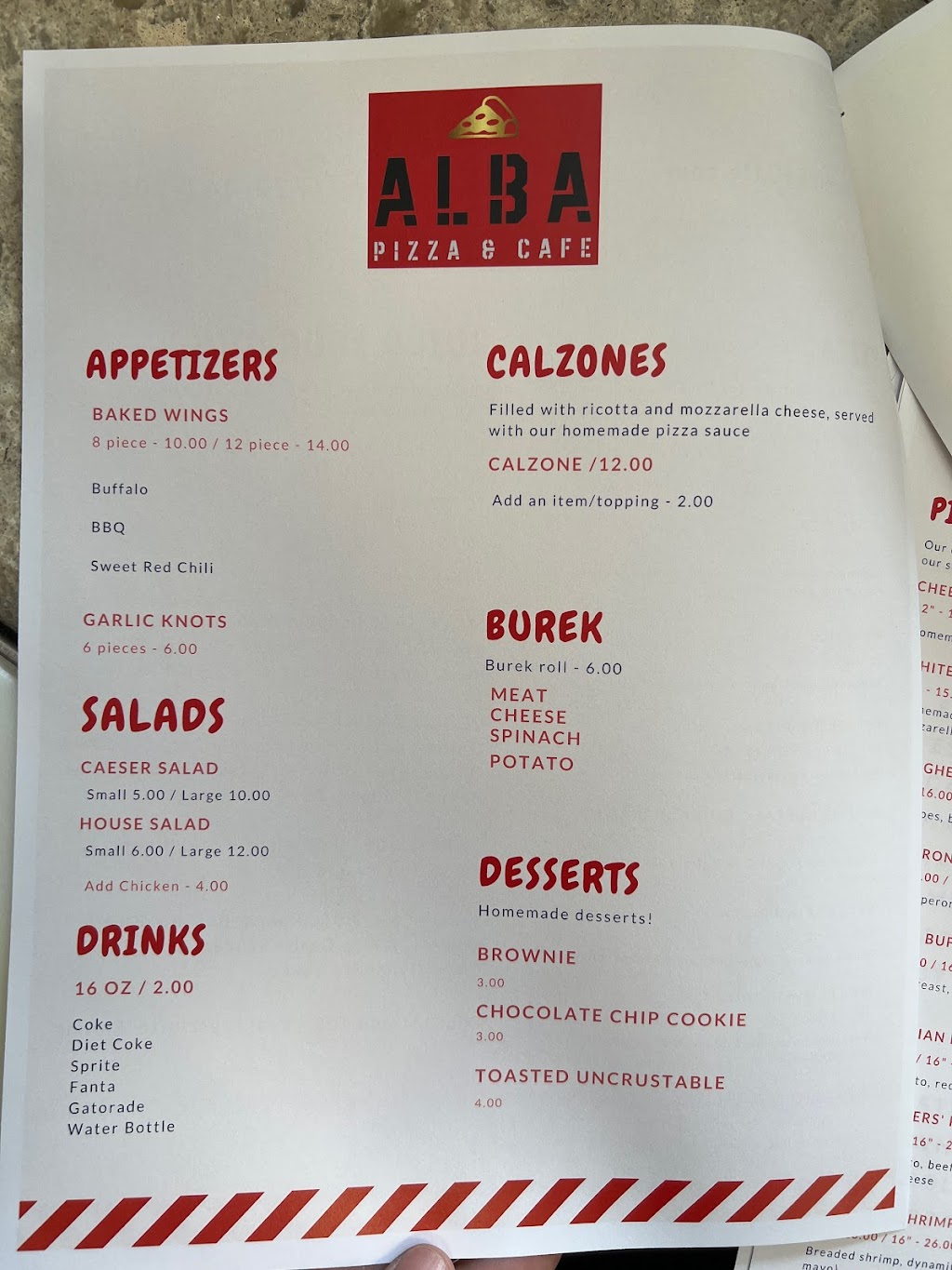 Alba Pizza & Cafe | restaurant | 650 Mandalay Ave, Clearwater Beach, FL 33767, USA | 7274472020 OR +1 727-447-2020