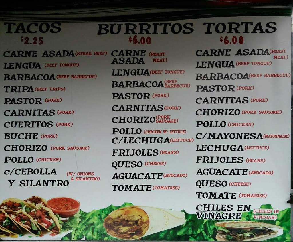 Tacos Burritos & Tortas | restaurant | 180 W Duncannon Ave, Philadelphia, PA 19120, USA | 2677216597 OR +1 267-721-6597
