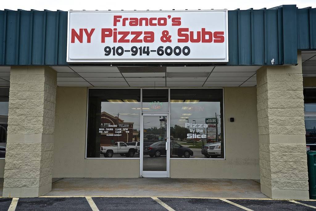 Francos NY Pizza and Subs | meal takeaway | 17 S Whiteville Vlg, Whiteville, NC 28472, USA | 9109146000 OR +1 910-914-6000