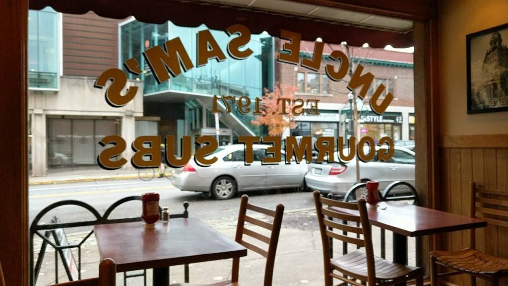 Uncle Sams Submarines | restaurant | 5808 Forbes Ave, Pittsburgh, PA 15217, USA | 4125217827 OR +1 412-521-7827