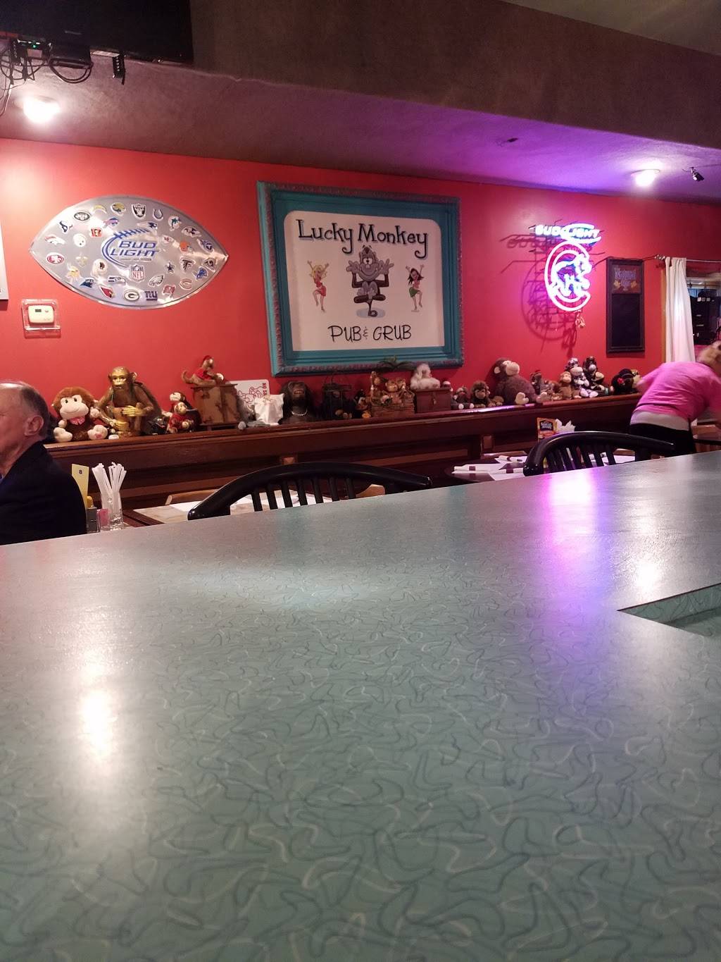 Lucky Monkey Pub and Grub | restaurant | 201 W Bodman St, Bement, IL 61813, USA | 2176785781 OR +1 217-678-5781
