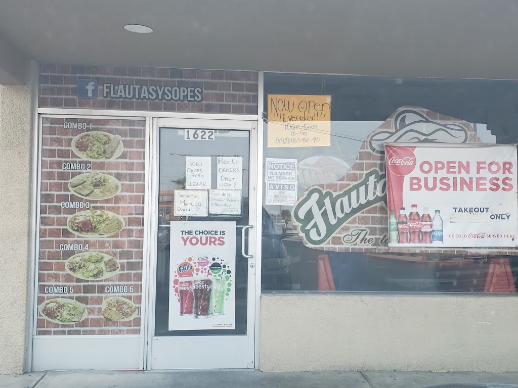 Flautas & Sopes | restaurant | 1622 S 4th St, El Centro, CA 92243, USA | 4422835090 OR +1 442-283-5090