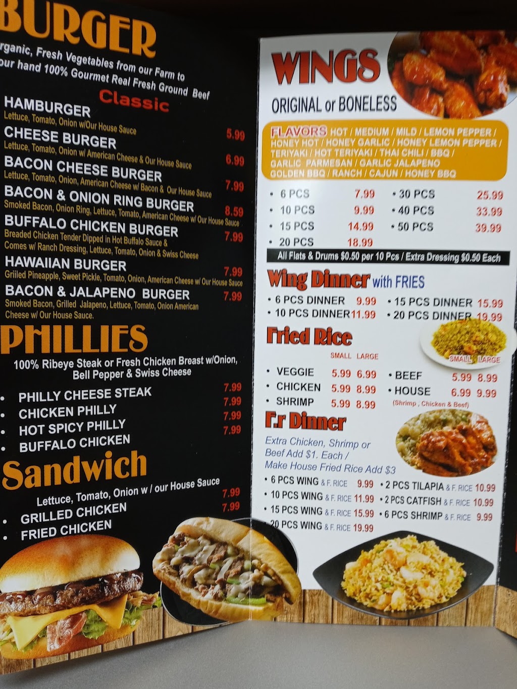 J Burger n Wings | restaurant | 2023 Eastern Ave SE, Grand Rapids, MI 49507, USA | 6165511891 OR +1 616-551-1891