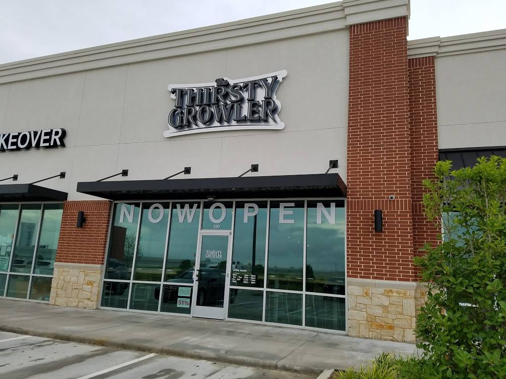 The Thirsty Growler | restaurant | 5733 TX-121 #230, The Colony, TX 75056, USA | 2146185324 OR +1 214-618-5324