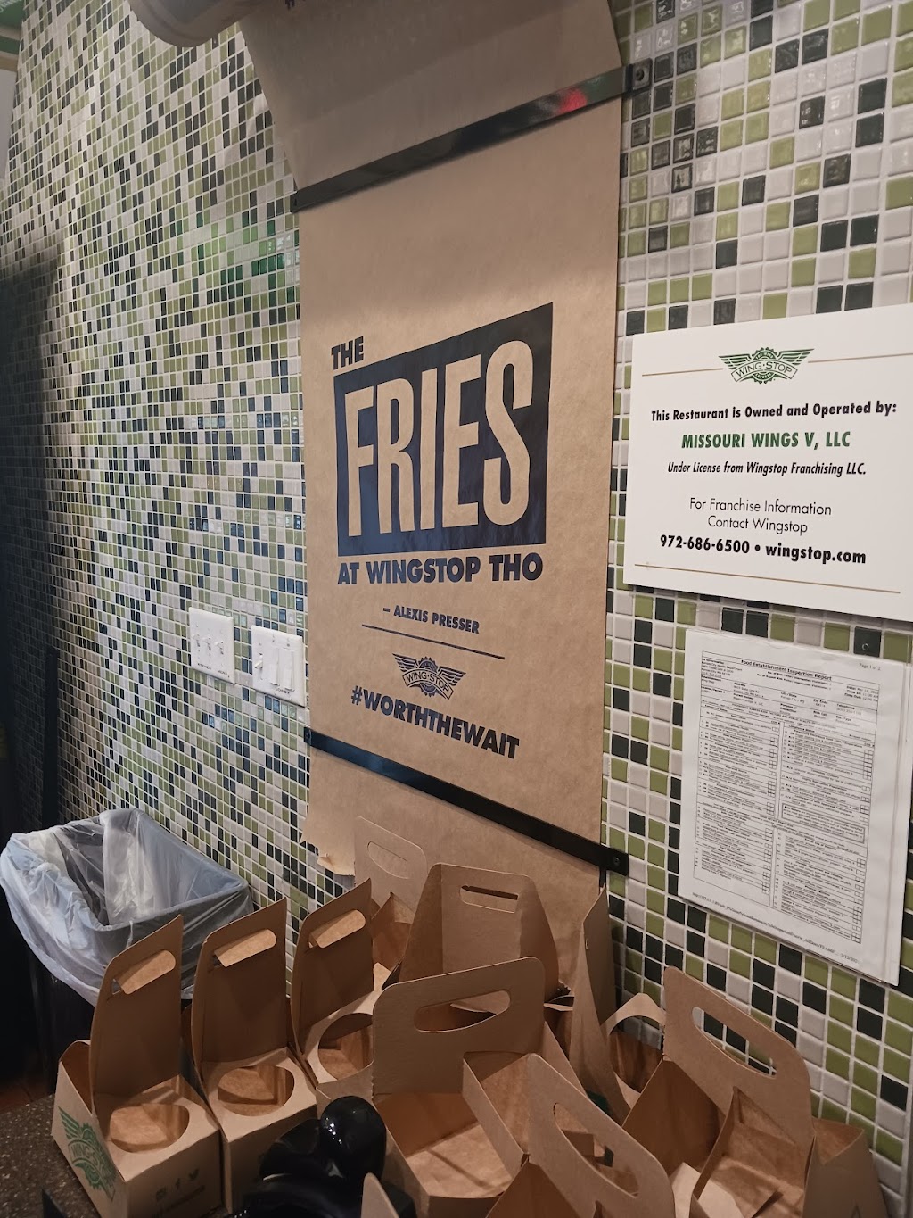 Wingstop | restaurant | 8019 State Line Rd, Kansas City, MO 64114, USA | 8162161188 OR +1 816-216-1188