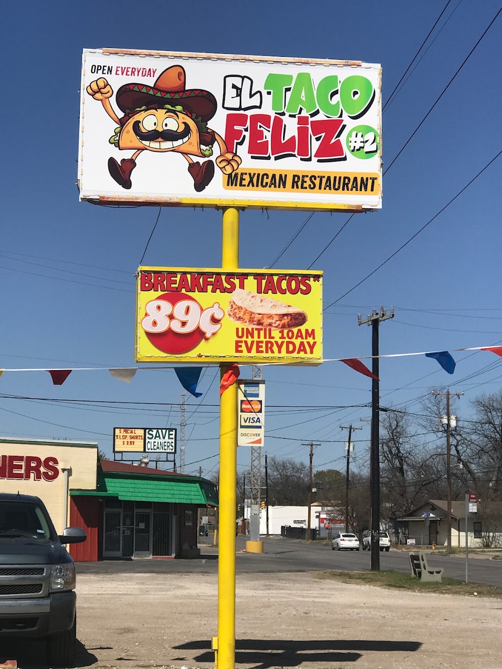 El Taco Feliz 2 | restaurant | 2231 Quintana Rd, San Antonio, TX 78211, USA | 2106003212 OR +1 210-600-3212