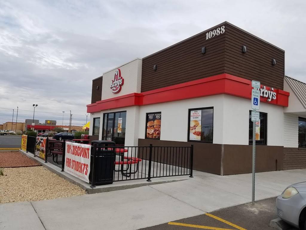 Arbys | meal takeaway | 10988 Montwood Dr, El Paso, TX 79924, USA | 9155988843 OR +1 915-598-8843