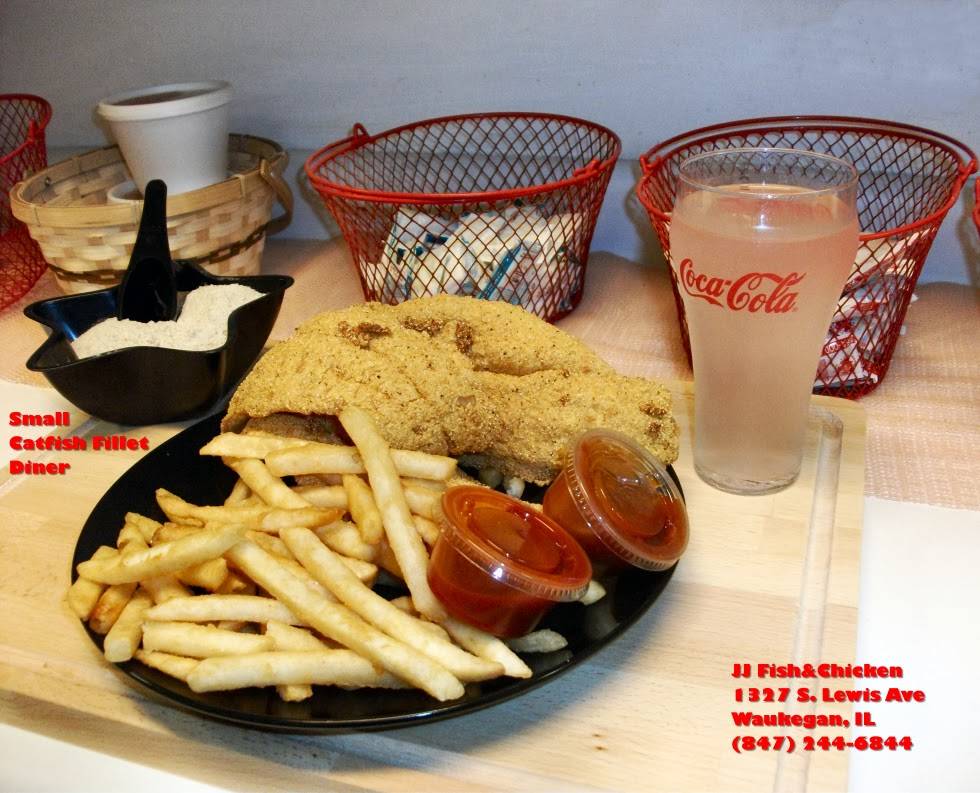 JJ Fish & Chicken (14th & Lewis) | restaurant | 1327 S Lewis Ave, Waukegan, IL 60085, USA | 8472446844 OR +1 847-244-6844