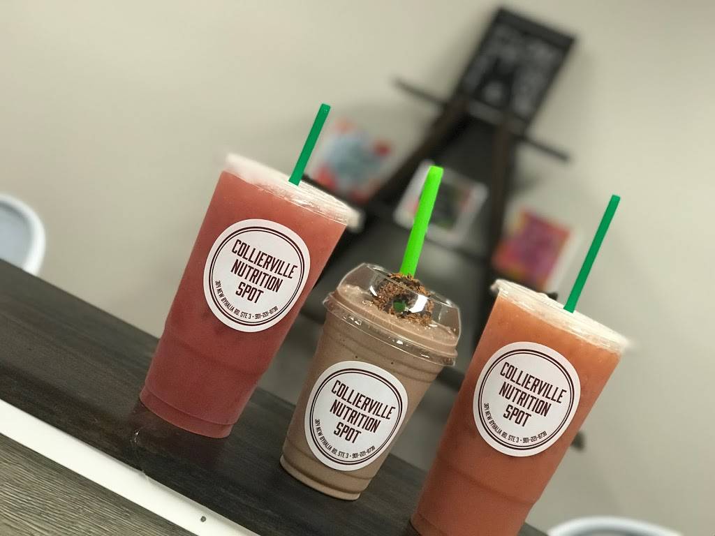 Collierville Nutrition Spot | restaurant | 364 New Byhalia Rd Suite 3, Collierville, TN 38017, USA | 9012218738 OR +1 901-221-8738