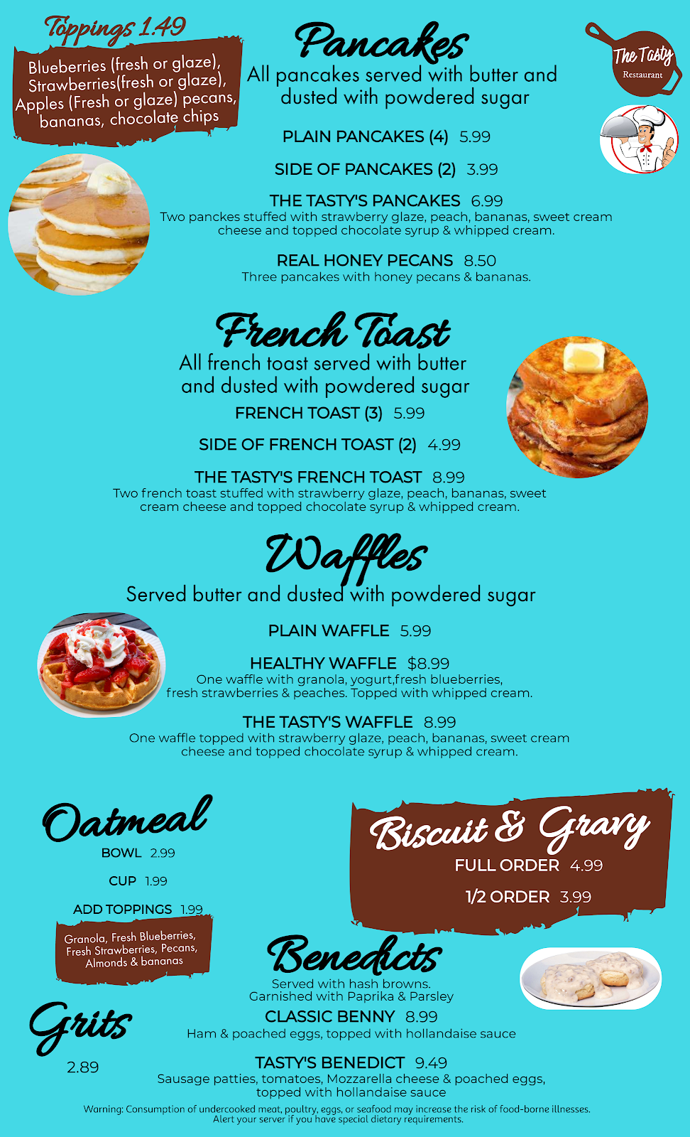 THE TASTY RESTAURANT | restaurant | 2661 S Business 31, Peru, IN 46970, USA | 7653272633 OR +1 765-327-2633