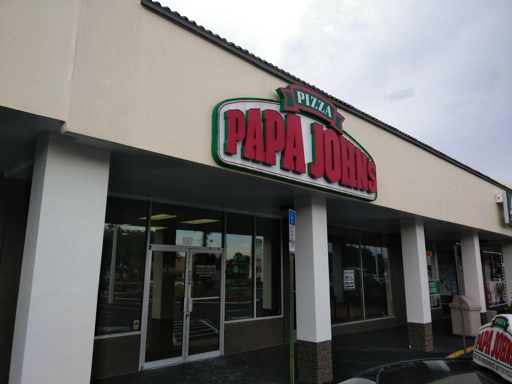 Papa Johns Pizza | restaurant | 9307 N 56th St, Temple Terrace, FL 33617, USA | 8139857272 OR +1 813-985-7272