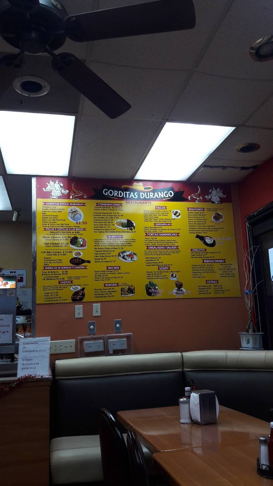 Gorditas Durango Mexican Grill | restaurant | 14650 Roscoe Blvd, Panorama City, CA 91402, USA | 8188942100 OR +1 818-894-2100