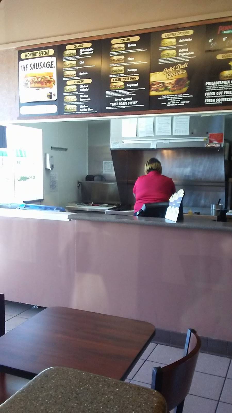 Penn Station East Coast Subs | meal takeaway | Natural Bridge and Lucas Hunt, St. Louis, MO 63121, USA | 3143897366 OR +1 314-389-7366