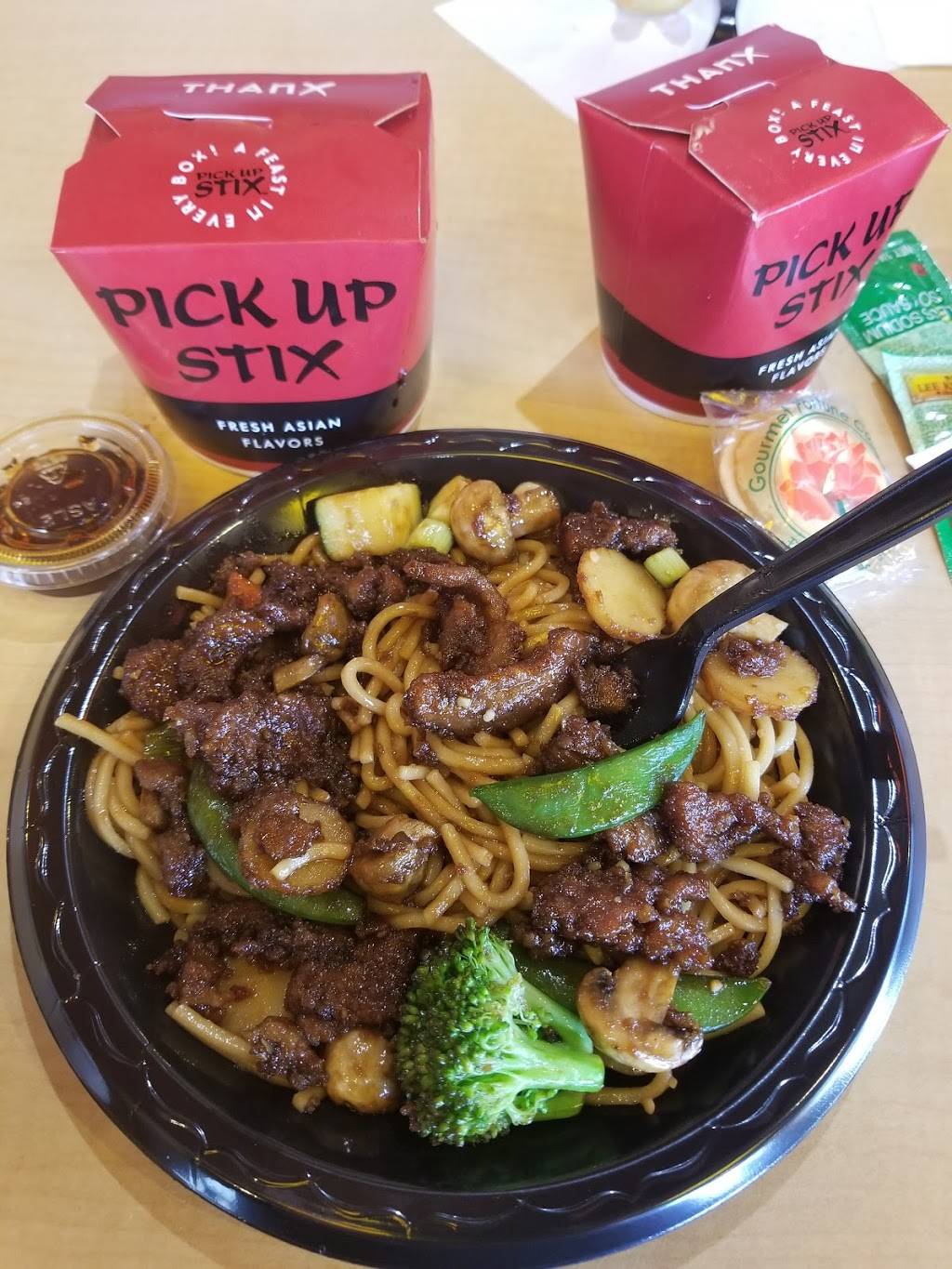 Pick Up Stix | meal takeaway | 1060 E Harriman Place Suite B Suite B, San Bernardino, CA 92408, USA | 9098064380 OR +1 909-806-4380