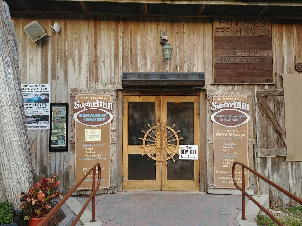 The Old Spanish Sugar Mill | restaurant | 601 Ponce Deleon Blvd, De Leon Springs, FL 32130, USA | 3869855644 OR +1 386-985-5644