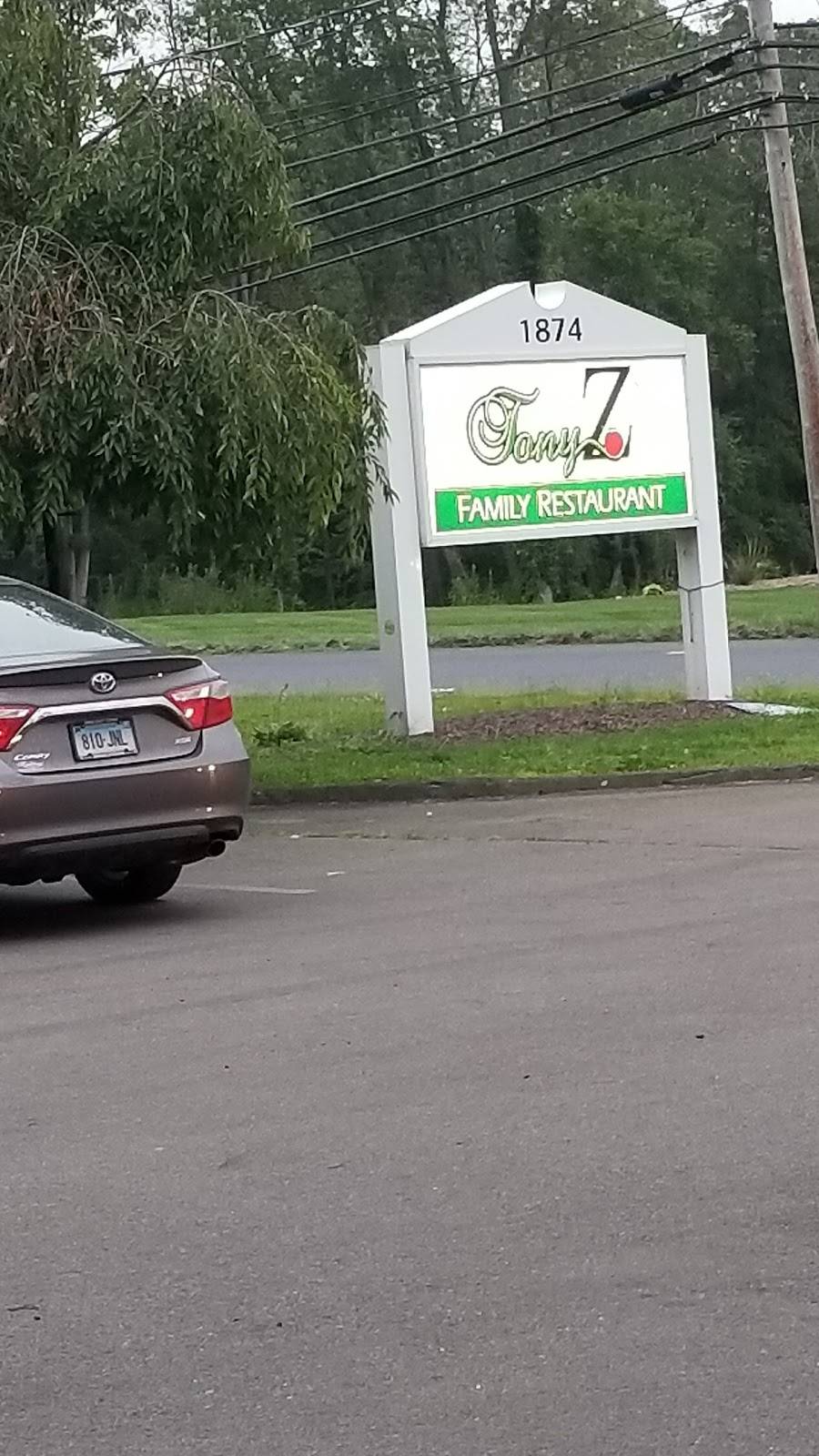 Tony Zs Pizza | restaurant | 1874 Middletown Ave, Northford, CT 06472, USA | 2034847437 OR +1 203-484-7437