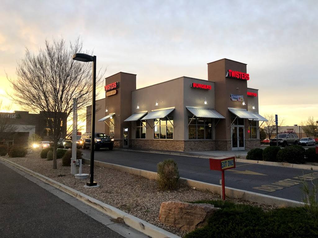 Twisters Burgers and Burritos | restaurant | 8111 Wyoming Blvd NE, Albuquerque, NM 87113, USA | 5058562162 OR +1 505-856-2162