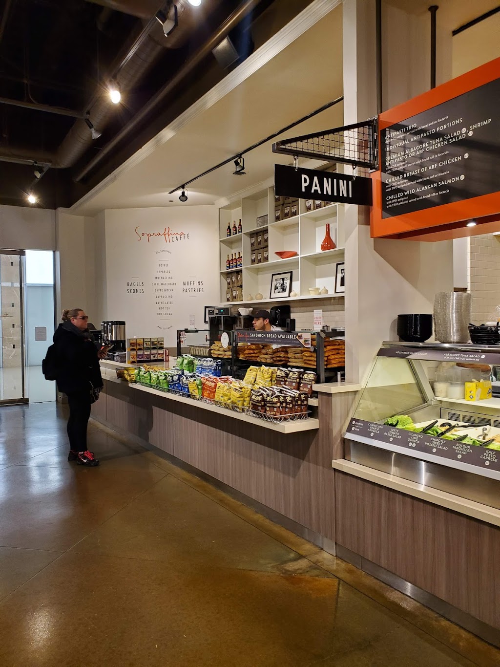 Sopraffina Marketcaffe | restaurant | 222 W Adams St, Chicago, IL 60606, USA | 3127264800 OR +1 312-726-4800