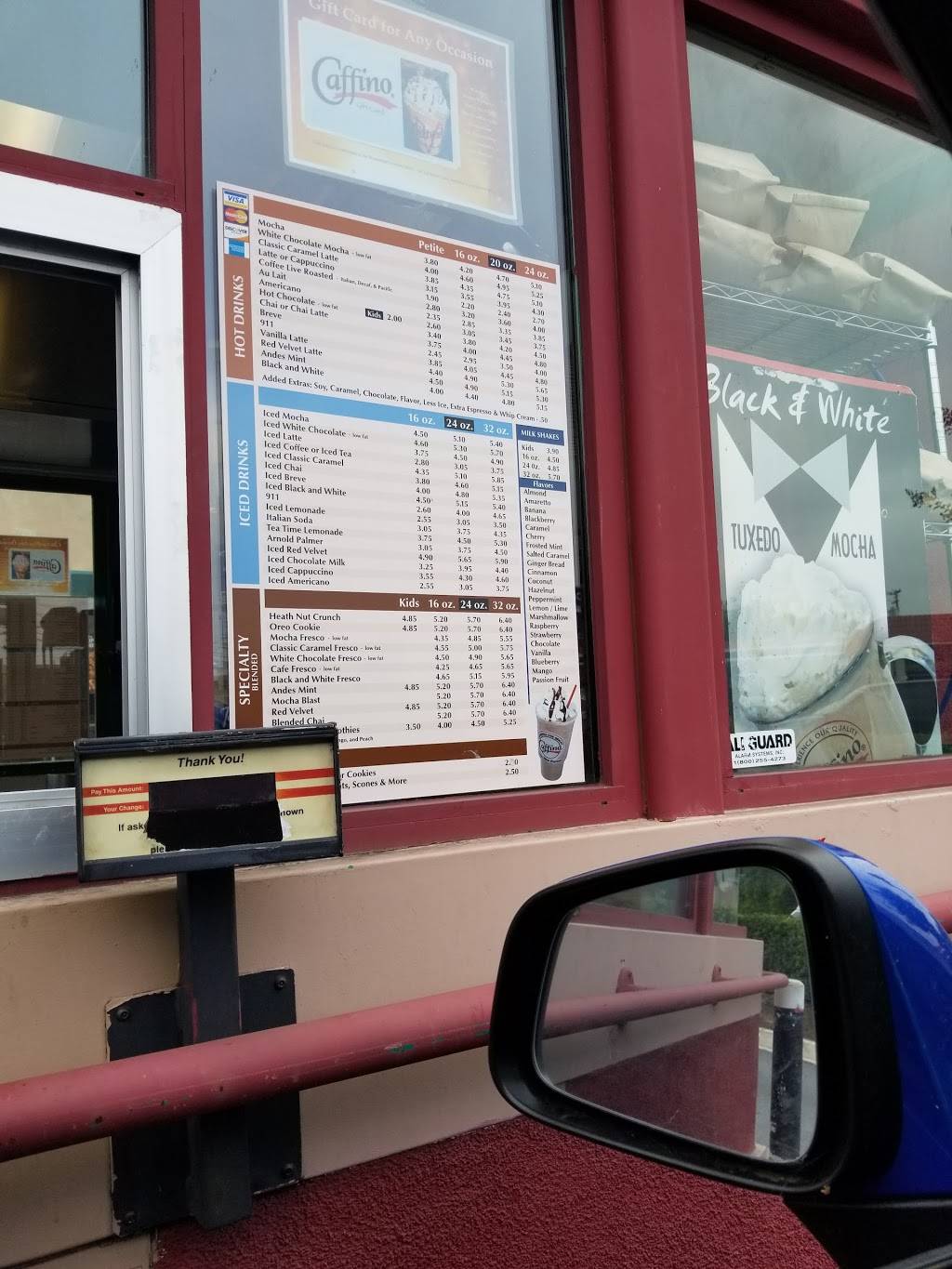 Caffino Drive-Thru Espresso | cafe | 2790 Homestead Rd, Santa Clara, CA 95051, USA | 4082439973 OR +1 408-243-9973