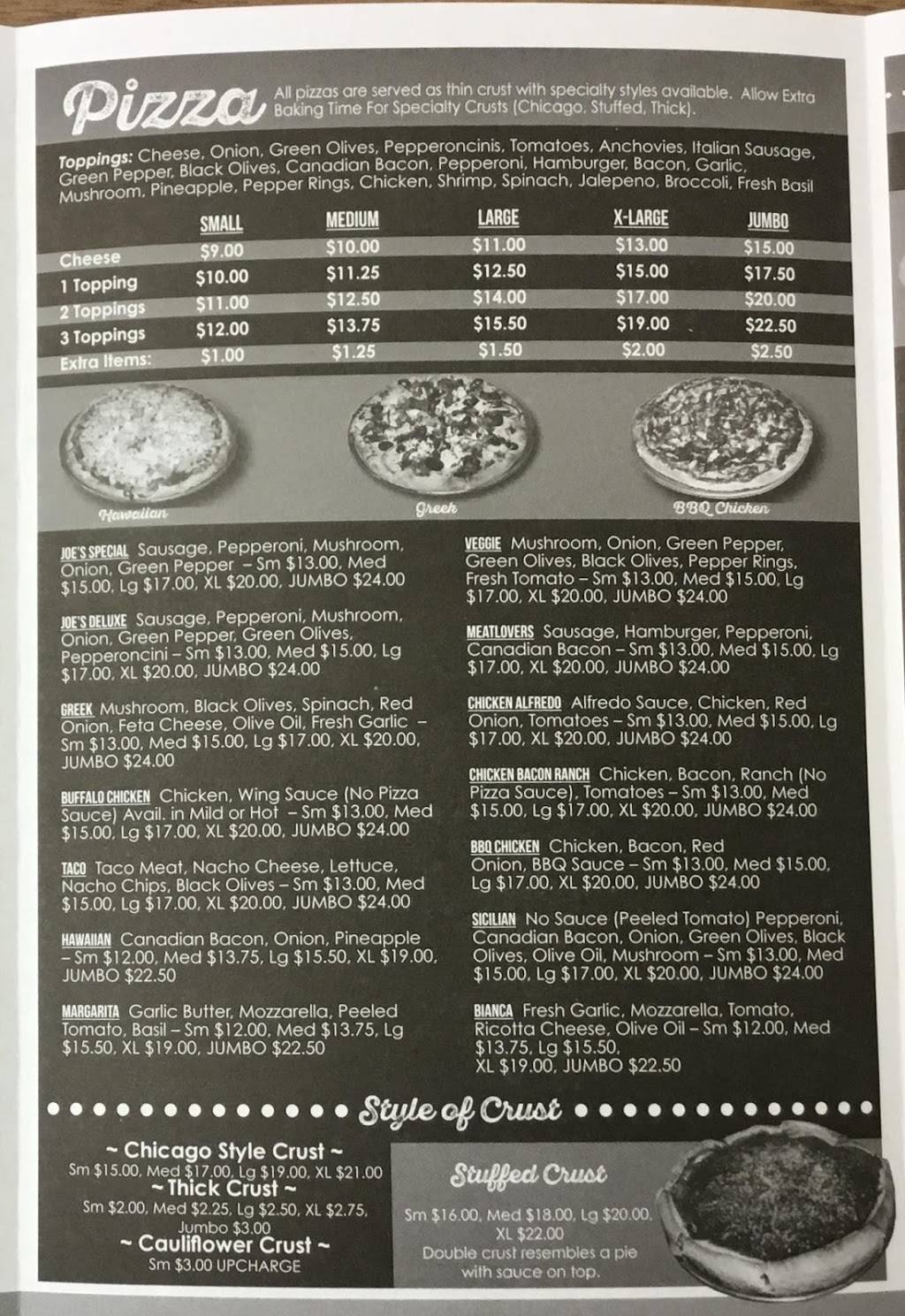 Joes Pizza & Pasta | restaurant | 1227 N 4th St, Vandalia, IL 62471, USA | 6182839105 OR +1 618-283-9105