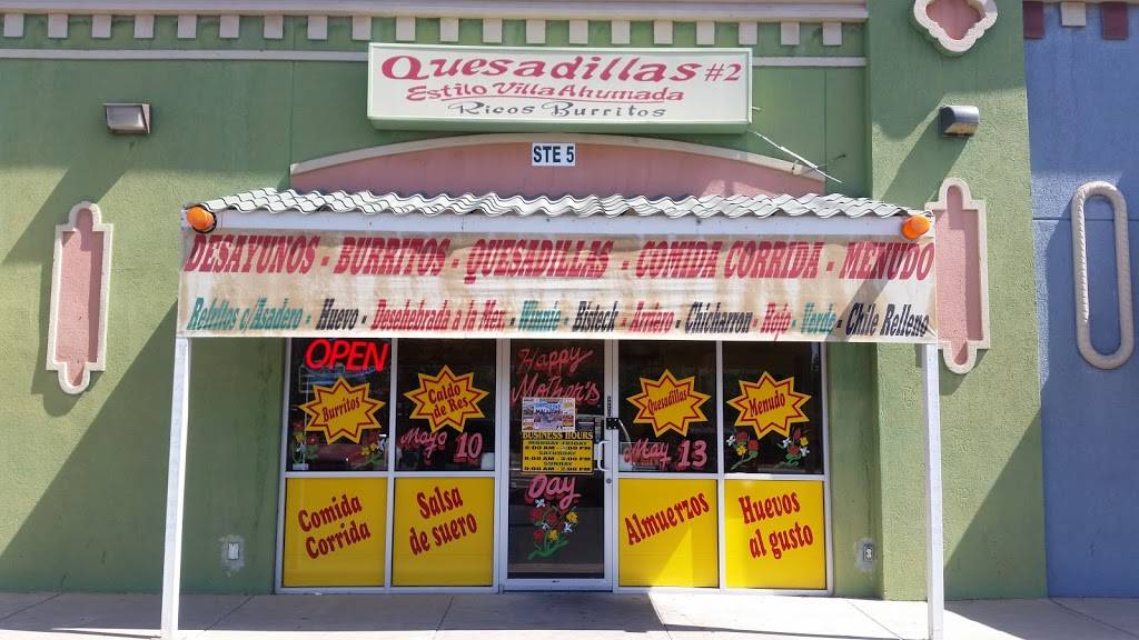 Quesadillas Estilo VillaAhumada | restaurant | 131 Horizon Blvd # 5, Socorro, TX 79927, USA | 9157900456 OR +1 915-790-0456