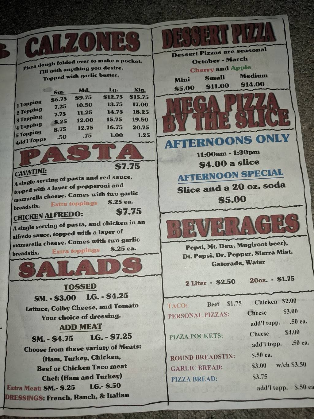 Edon Pizza | restaurant | 100 E Indiana St, Edon, OH 43518, USA | 4192722452 OR +1 419-272-2452