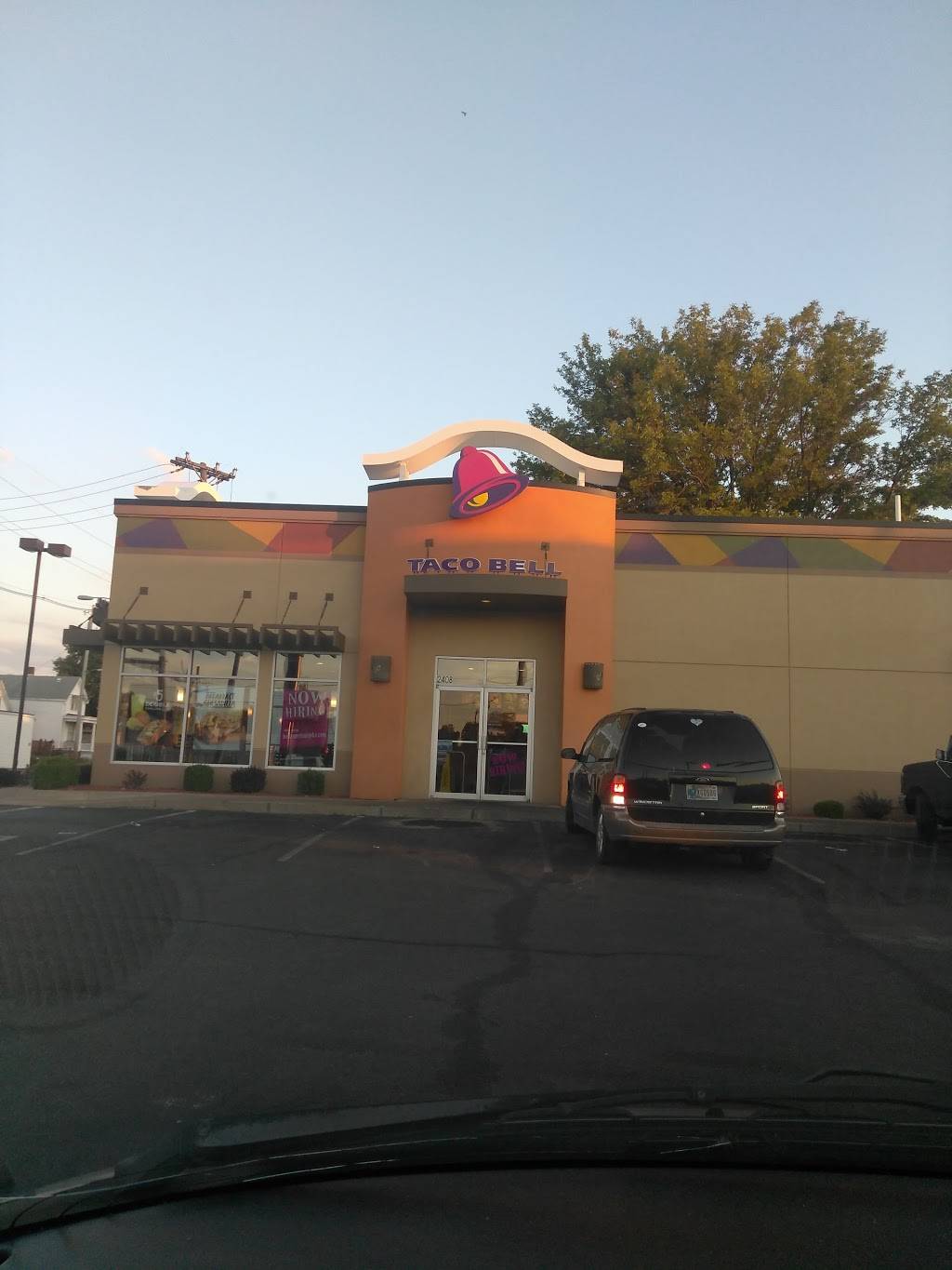 Taco Bell | meal takeaway | 2408 W. Maryland Street, Evansville, IN 47712, USA | 8124238226 OR +1 812-423-8226