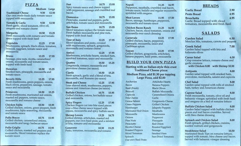 Brunos Pizza | restaurant | 195 Main St, Groton, MA 01450, USA | 9784485959 OR +1 978-448-5959