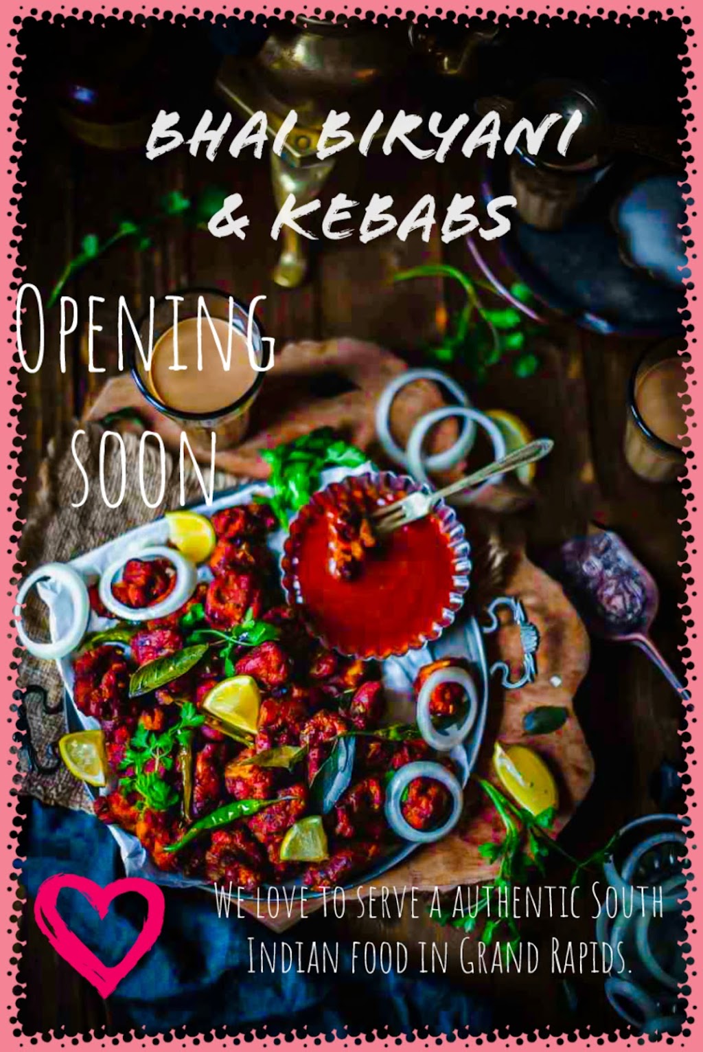 Bhai Biryani & Kebabs | restaurant | 1280 28th St SE, Grand Rapids, MI 49508, USA | 6167346197 OR +1 616-734-6197