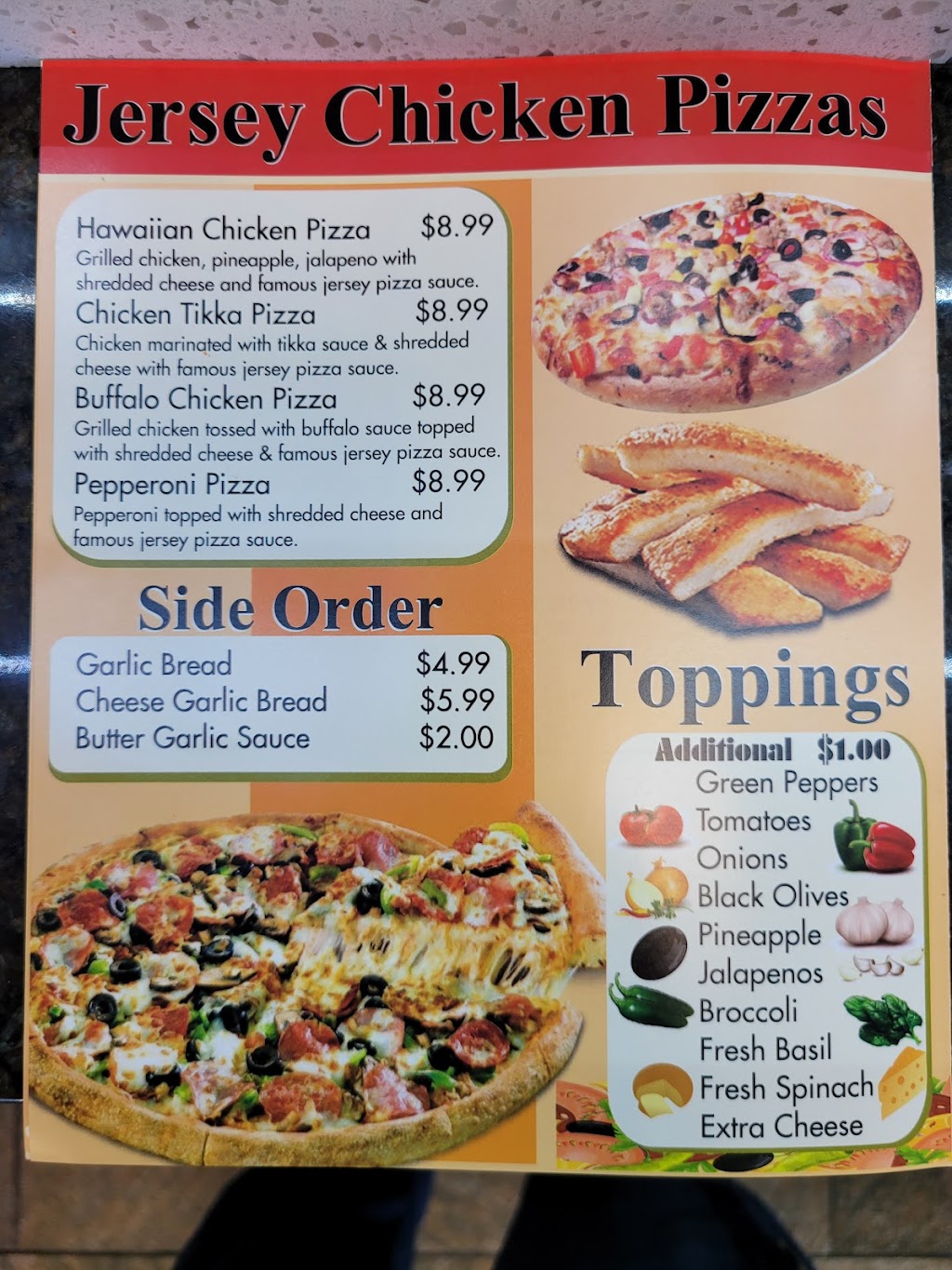 Famous Jersey Pizza | restaurant | 1585 Oak Tree Rd, Iselin, NJ 08830, USA | 7323794461 OR +1 732-379-4461