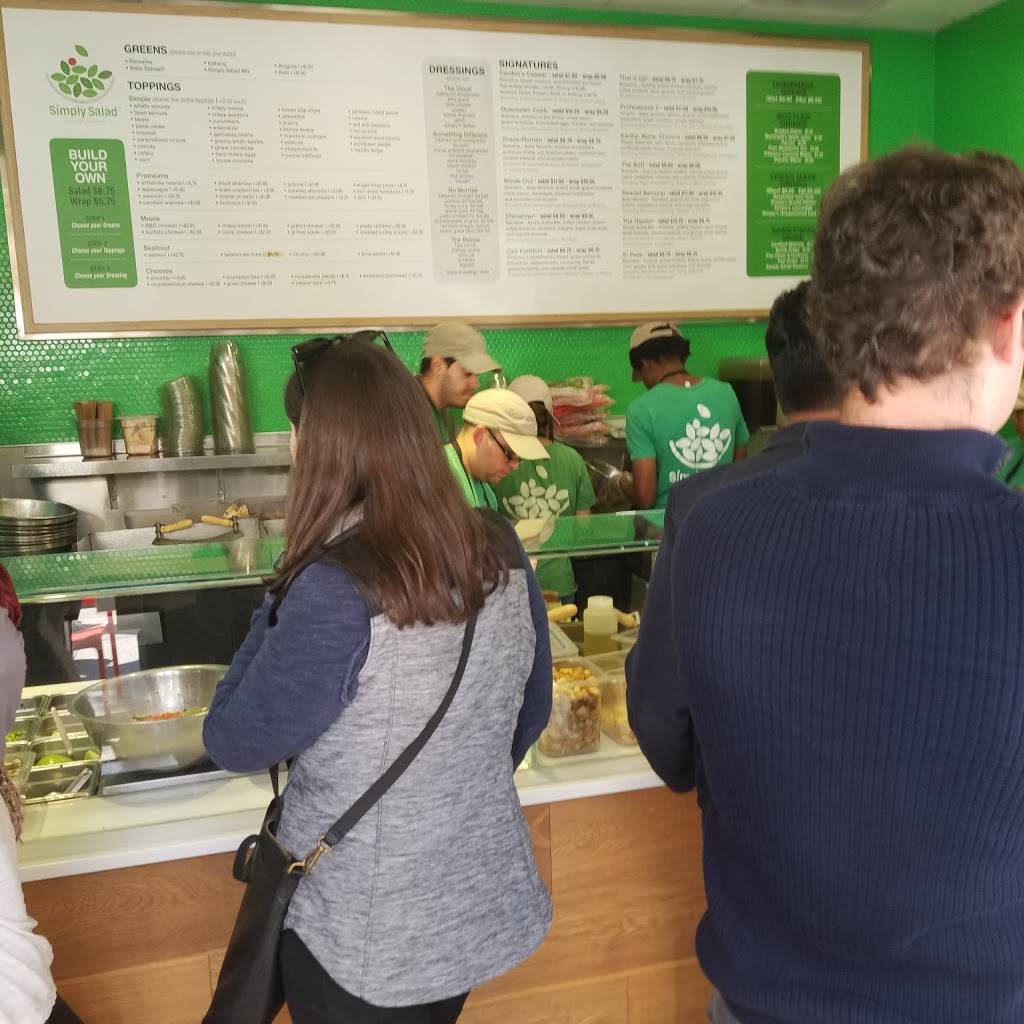 Simply Salad | restaurant | 645 W 9th St #106, Los Angeles, CA 90015, USA | 2134889191 OR +1 213-488-9191