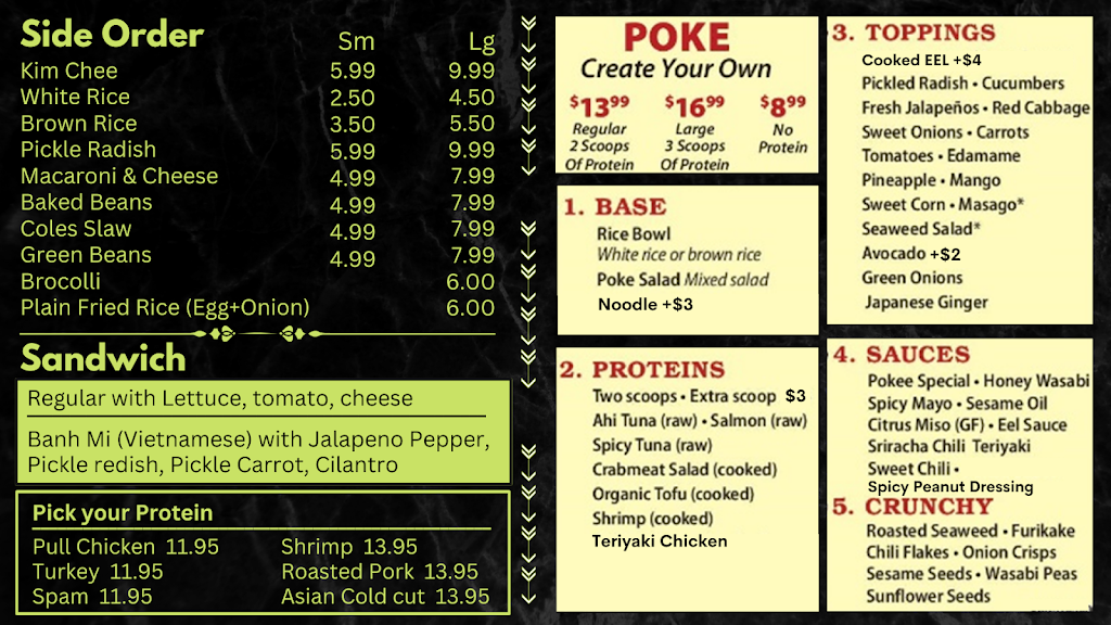 Oh Poke | restaurant | 8765 Centre Park Dr Suite 12A, Columbia, MD 21045, USA | 4435464376 OR +1 443-546-4376