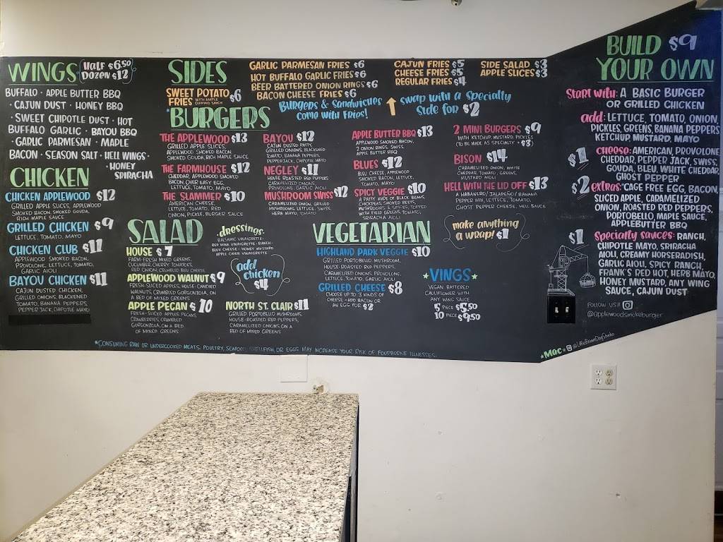 Applewood Smoke Burger Company | restaurant | Pittsburgh, PA 15206, USA | 4125224592 OR +1 412-522-4592