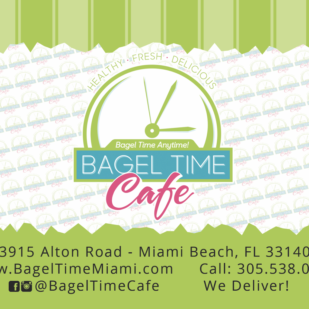Bagel Time Cafe | bakery | 3915 Alton Rd, Miami Beach, FL 33140, USA | 3055380300 OR +1 305-538-0300