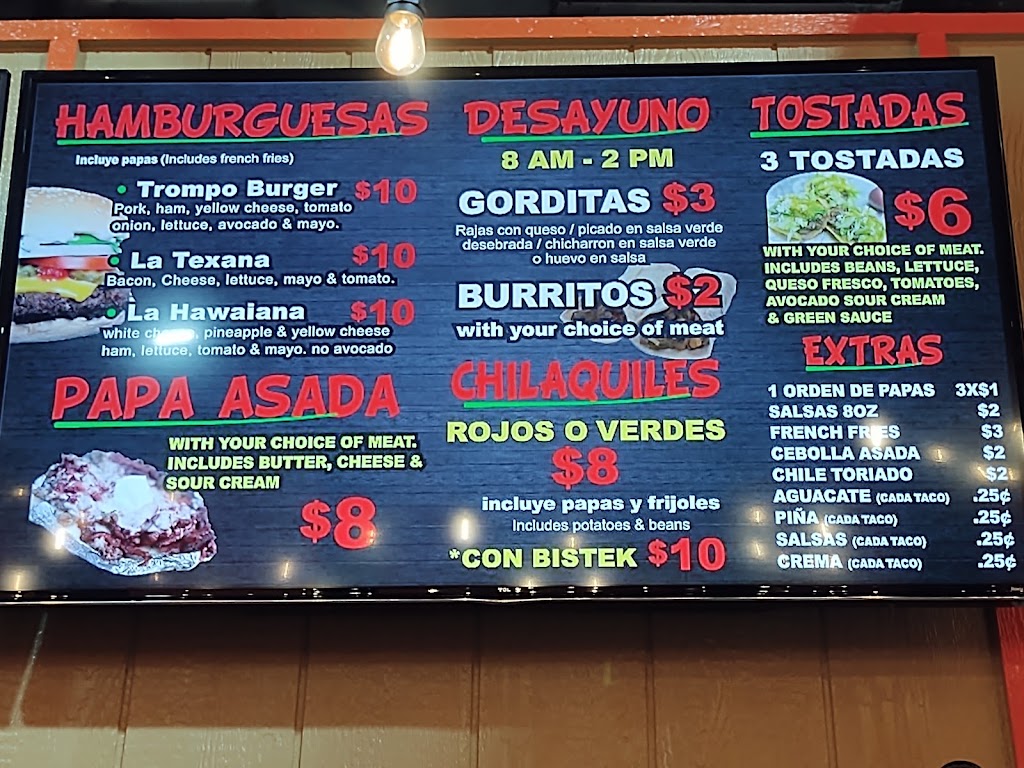 El Trompito | restaurant | 2575 Sheilah Dr, Balch Springs, TX 75180, USA | 2147806419 OR +1 214-780-6419