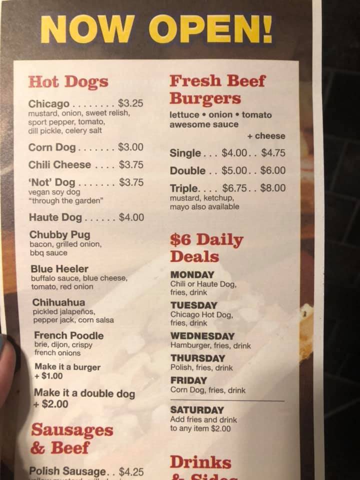 Hubbys Dog House | meal takeaway | 208 S Main St, Mt Prospect, IL 60056, USA | 8477493878 OR +1 847-749-3878