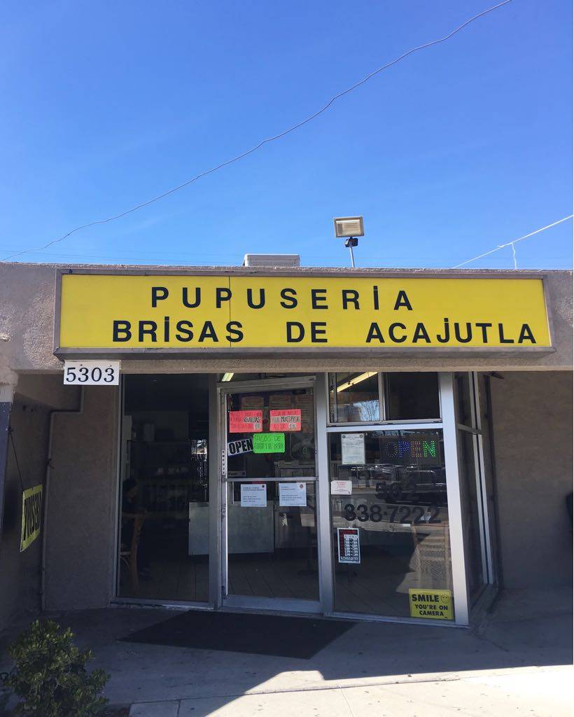 Pupuseria Brisas De Acajutla | restaurant | 5303 Atlantic Ave, Long Beach, CA 90805, USA | 5623387222 OR +1 562-338-7222