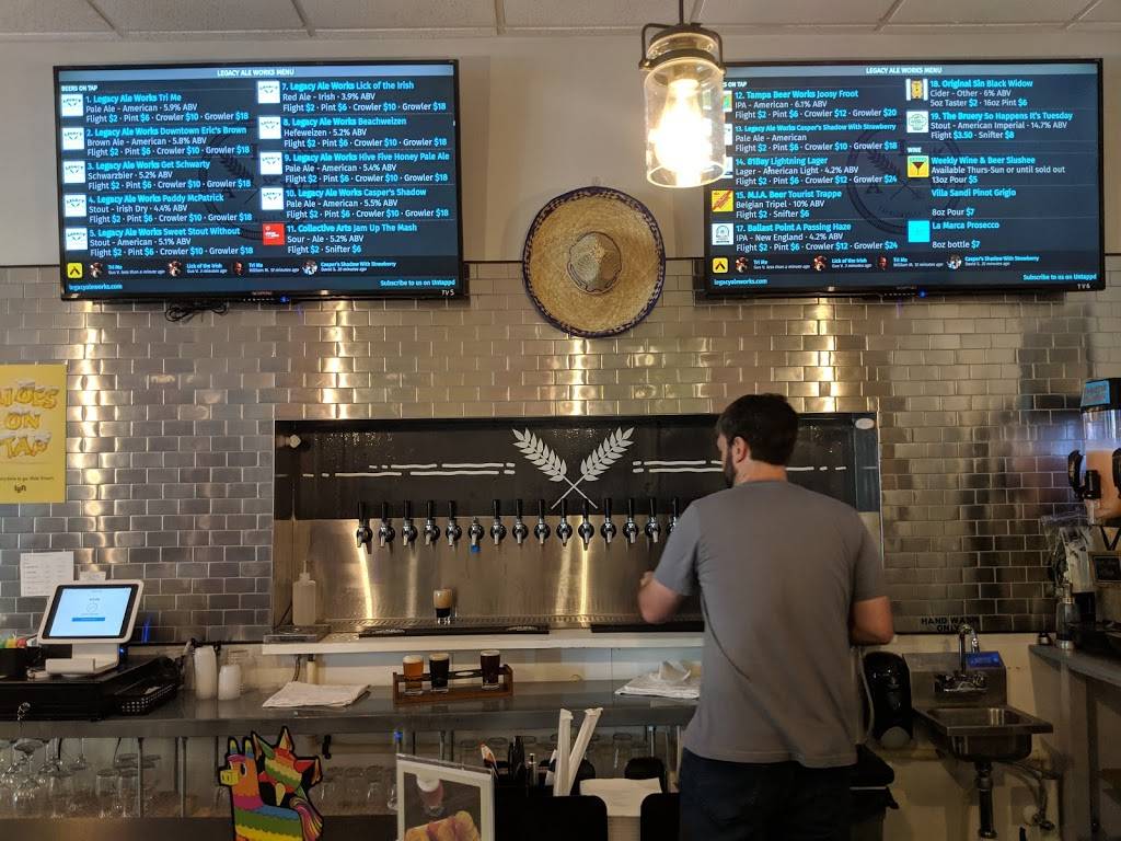 Legacy Ale Works | restaurant | 14965 Old St Augustine Rd suite 129-130, Jacksonville, FL 32258, USA | 9046834345 OR +1 904-683-4345
