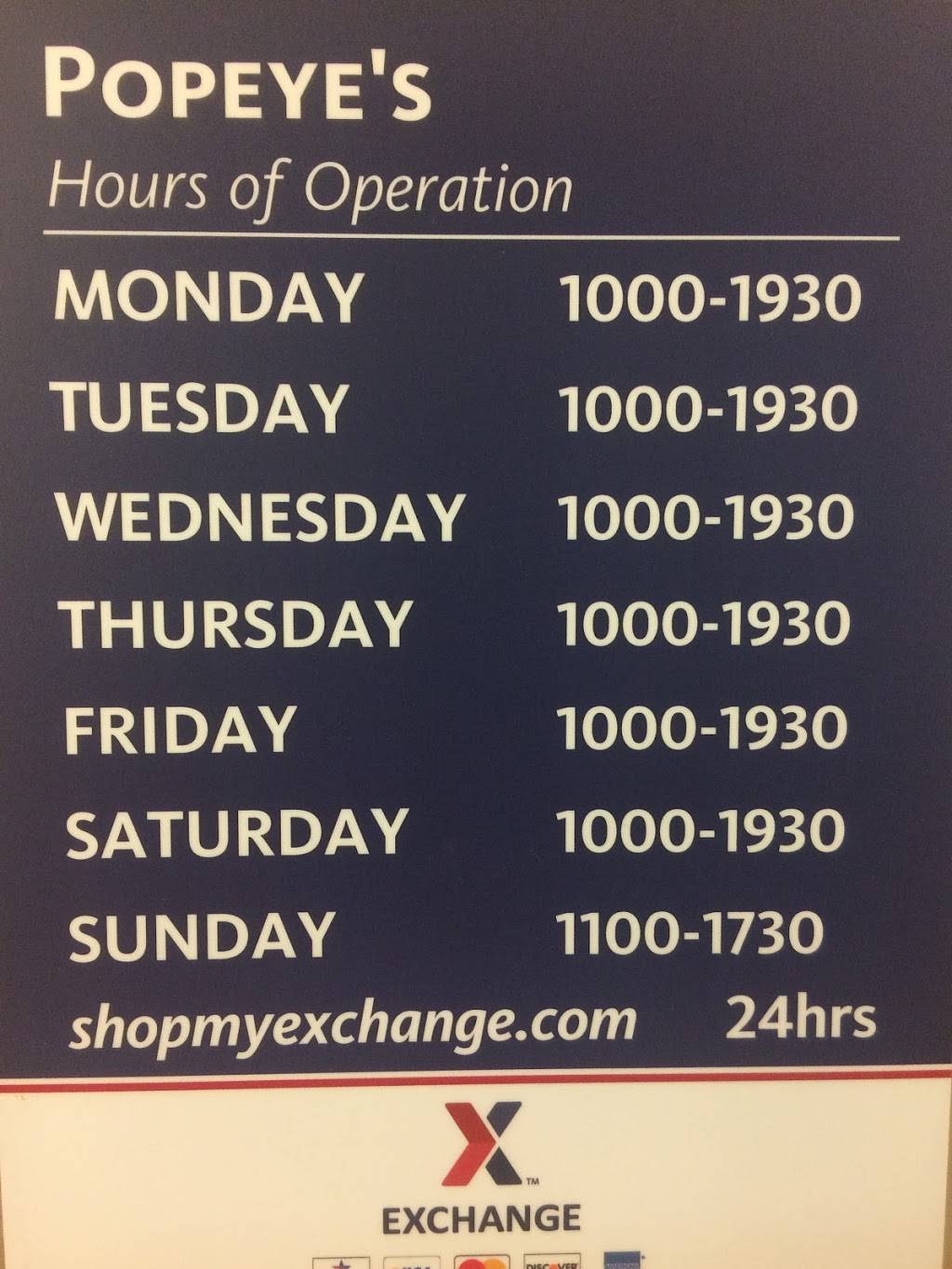 Popeye’s Louisiana Kitchen | restaurant | 127 Gold Vault Rd, Fort Knox, KY 40121, USA | 5026134968 OR +1 502-613-4968
