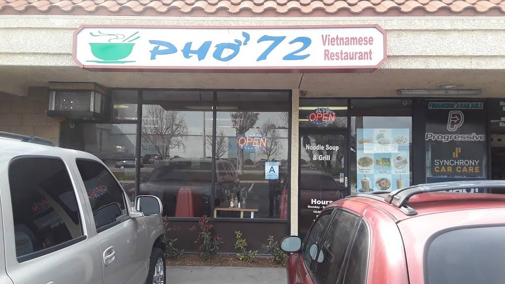 Pho 72 Restaurant Vietnamese Noodle and Grill | restaurant | 738 S Waterman Ave A15, San Bernardino, CA 92408, USA | 9098904000 OR +1 909-890-4000