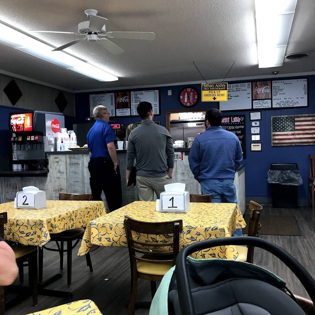 Mary Anns Deli Restaurant | restaurant | 584 Bultman Dr #4, Sumter, SC 29150, USA | 8037754575 OR +1 803-775-4575