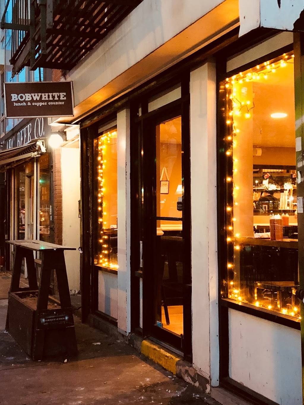 Bobwhite Lunch and Supper Counter | restaurant | 94 Avenue C, New York, NY 10009, USA | 2122282972 OR +1 212-228-2972