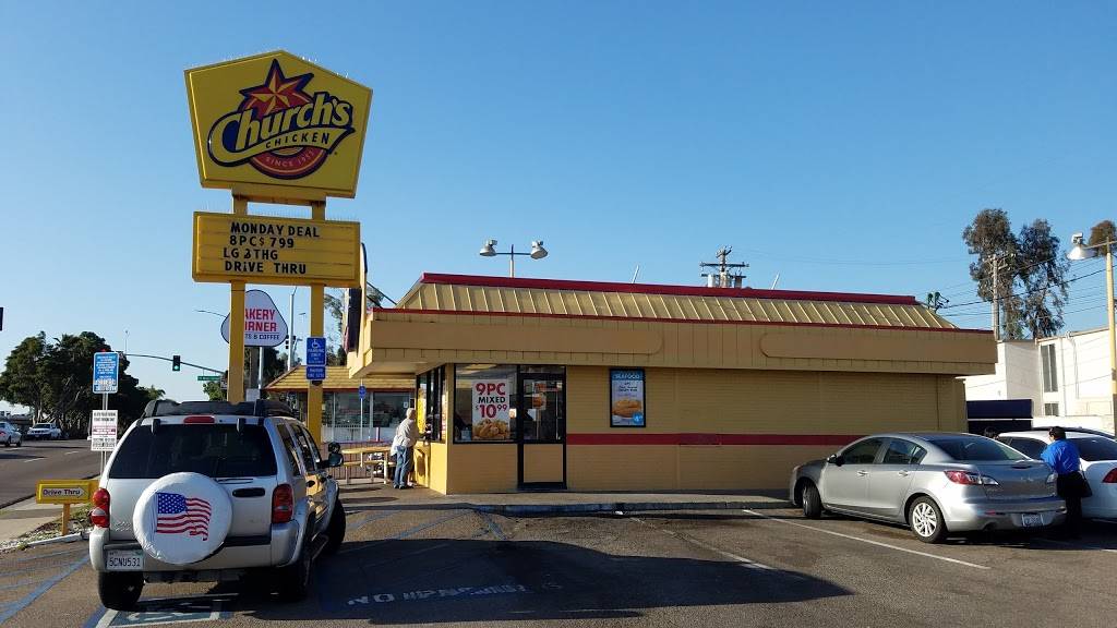 Churchs Chicken | restaurant | 1005 Third Ave, Chula Vista, CA 91911, USA | 6194260411 OR +1 619-426-0411