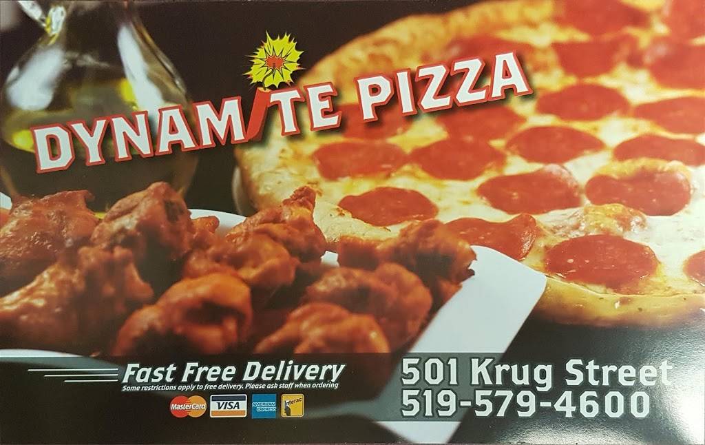 Dynamite Pizza | restaurant | 501 Krug St, Kitchener, ON N2B 1L2, Canada | 5195794600 OR +1 519-579-4600