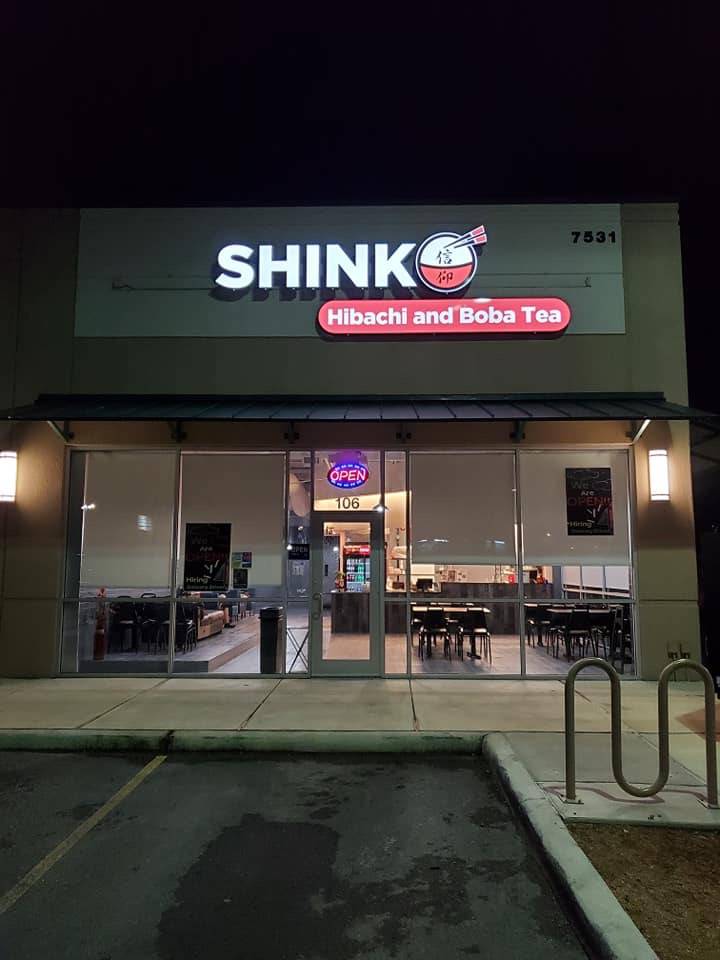 Shinko Hibachi and Boba Tea | restaurant | 7531 Bandera Rd #106, San Antonio, TX 78238, USA | 2102908182 OR +1 210-290-8182