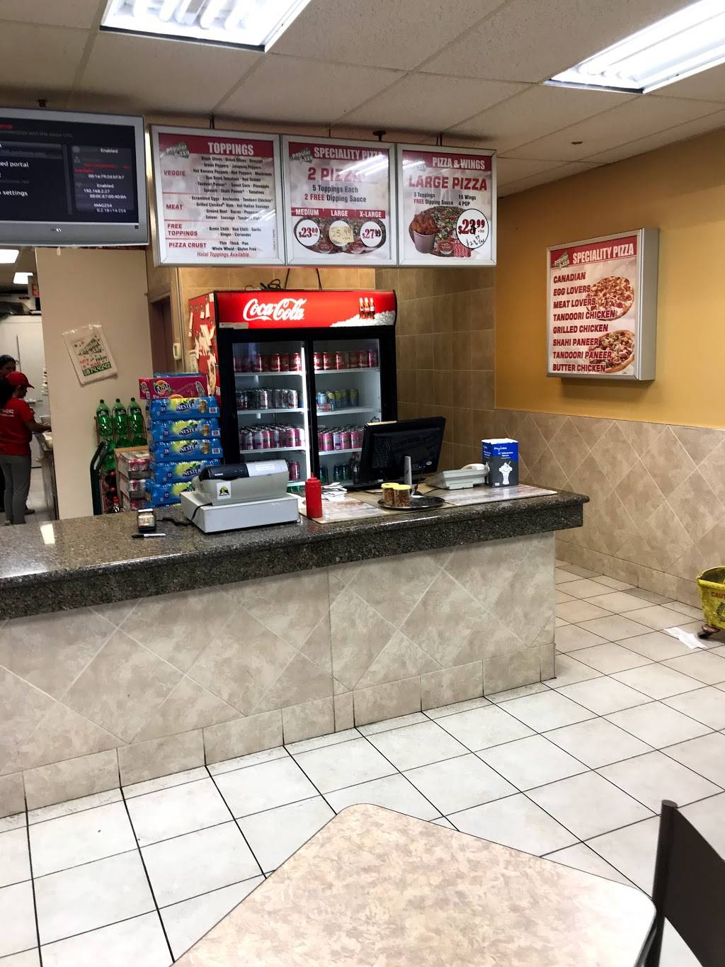 Popular Pizza | restaurant | 5380 Terry Fox Way, Mississauga, ON L5V 0A5, Canada | 9058141814 OR +1 905-814-1814